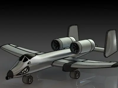 A 10 Thunderbolt Free 3D print model