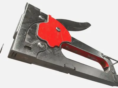 Staple Gun Low-poly 3D model purchase