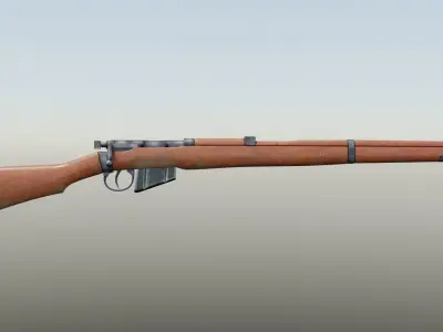 Lee Enfield Rifle Free 3D model