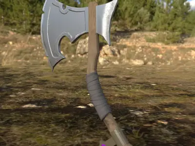 War Axe 3D model