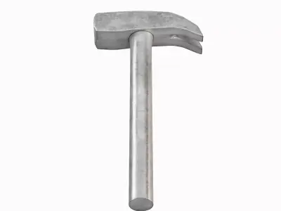 Iron Hammer 01 Low-poly 3D model