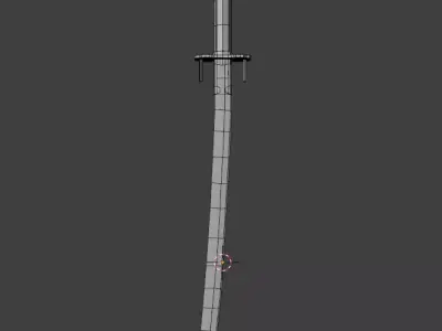 low-poly 3D model Bakuzan Low-poly 3D model