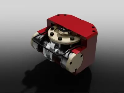 GLOBOIDAL CAM INDEXER Free 3D model