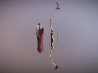 Medieval Weapons Collection Low-poly 3D model