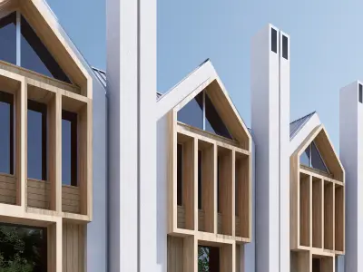 college library Low-poly 3D model