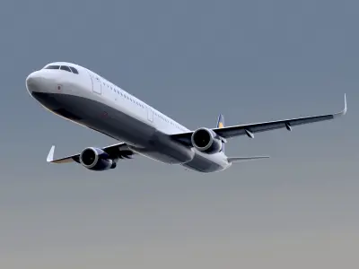 Airbus A321neo Lufthansa 3D model