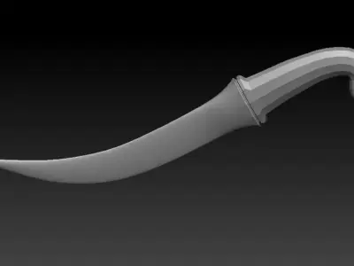 Nice dagger 3D model
