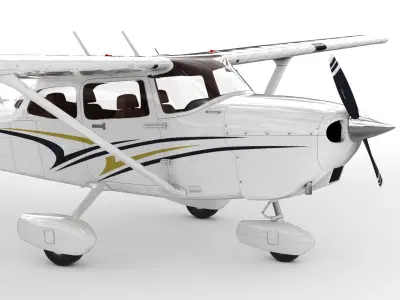 Cessna 172 Skyhawk 3D model purchase