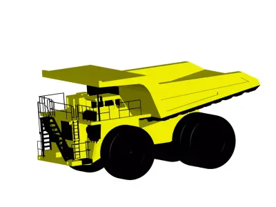 KOMATSU 903 Dump truck 3D model