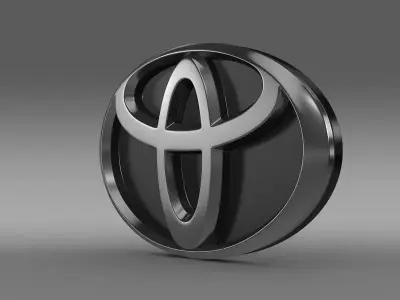 Toyota Motors Logo 3D model