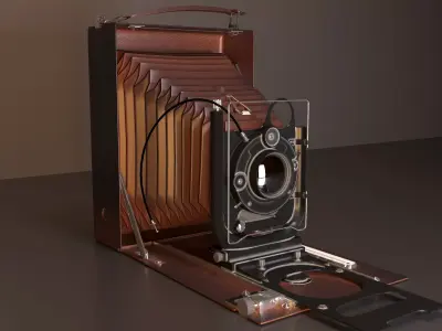 Retro camera 3D model