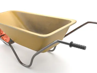 Wheelbarrow 3D model by Alpha3dModels