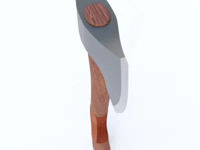 AXE EOODEN HANDLE Free 3D model