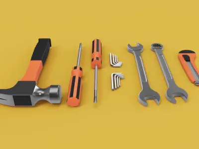 Tool Kit Set 3D model