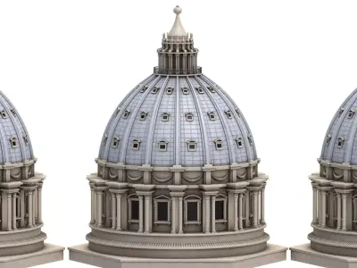 St  Peter Basilica 3D model