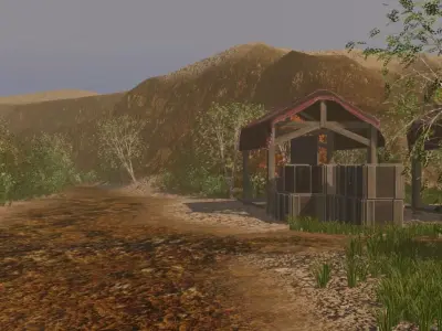 Island Village 3D model