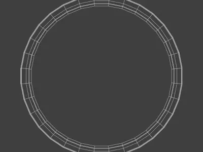 Old Wooden Barrel Low-poly 3D model get