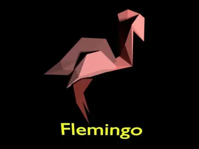 Flamingo Bird 3D model
