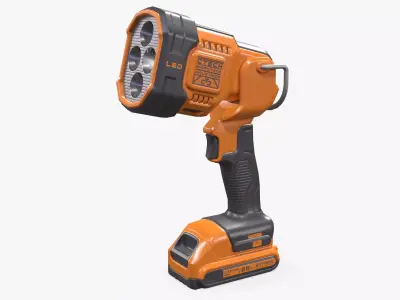Spotlight Low-poly 3D model purchase