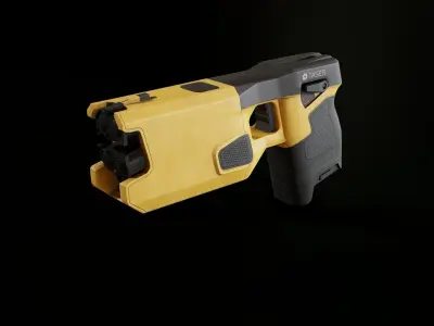 Taser 7 laser gun Low-poly 3D model