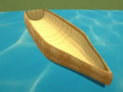Small boat Free 3D model purchase