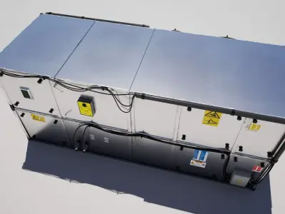 Electric Rooftop Cabin  3D model