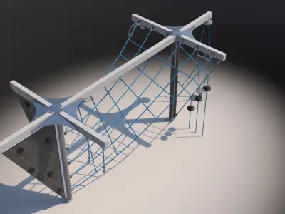Modern playground Free 3D model