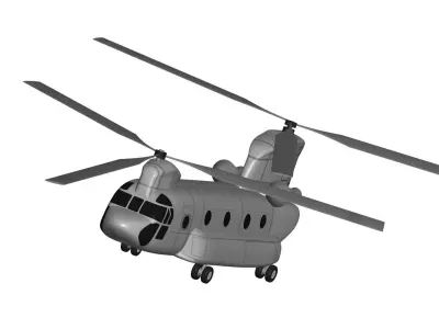 Boeing Chinook 3D model purchase