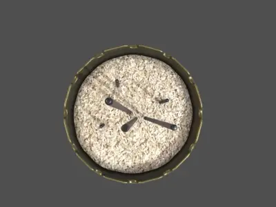 Incense Pot Low-poly 3D model