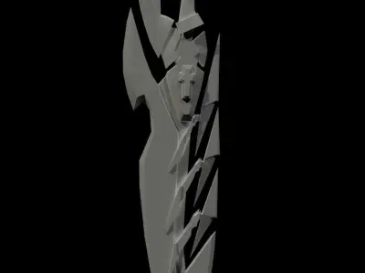 Pyras Aegis Sword Xenoblade Free 3D model