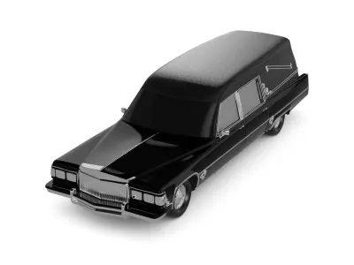 Hearse 3D model purchase