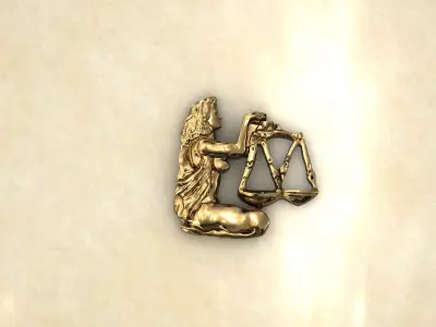 Zodiac 16 horoscope Libra 3D print model