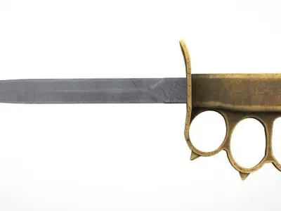 Trench Knife 3D model