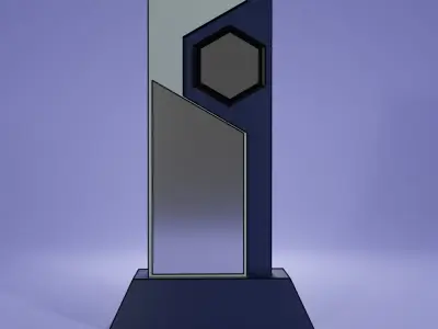 Corporate Momento and awards 3D model