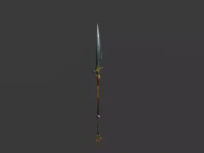 Spear 04 Low-poly 3D model purchase