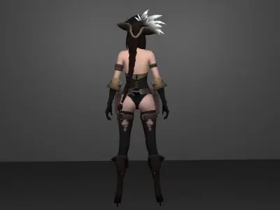 pirate ava 3D model