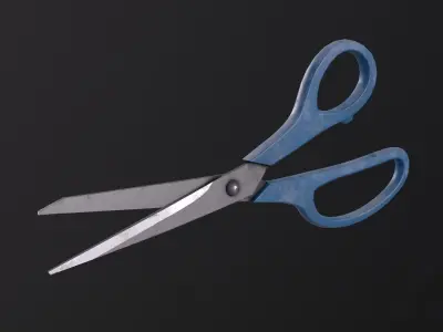 Scissors Vol1 Low-poly 3D model