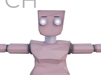 3d Model Mlizmo Cute Robot Low-poly 3D model