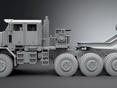 HET M1070 Scale model 3D print model