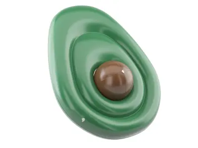 Inflatable Avocado Pool Float 3D model