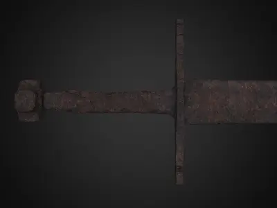 Medieval One Hand Swords with Scabbard Pack Low-poly 3D model