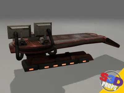 Scifi repair table 3D model