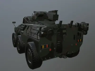 Puma 6x6 PBR 3D model