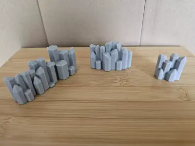 Crystal set 3D print model
