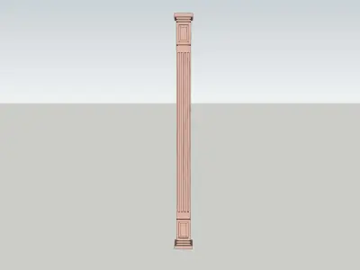 indian jodhpuri stone piller Low-poly 3D model