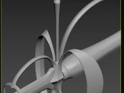 HighPoly Rapier and Dagger 3D model