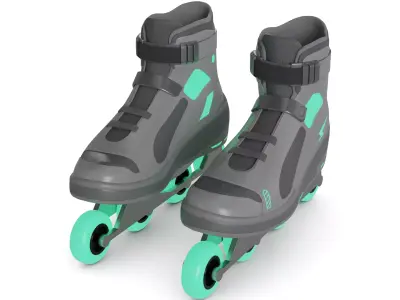 Adjustable Skate 3D model get