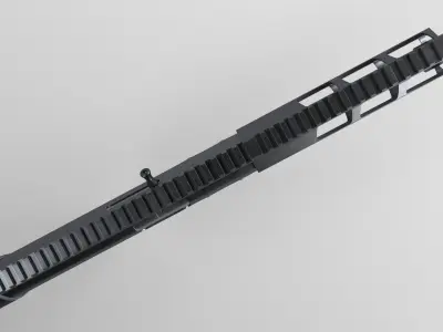 TEC-9 Low-poly 3D model