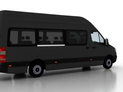 Mercedes Benz Sprinter L3H3 2009 Passenger EU 3D model
