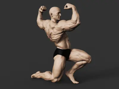 Bodybuilder 3D print model buy